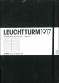 Бележник Leuchtturm 1917 Medium Liniert [Ruled], Hardcover, Black/ 300 612
