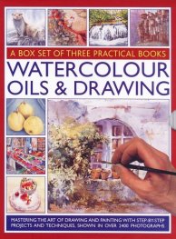 Watercolour oils & drawing: a box set of three practical books
