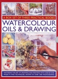 Watercolour oils & drawing: a box set of three practical books