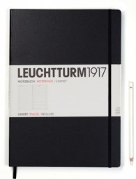 Бележник Leuchtturm 1917 Master Liniert [Ruled], Hardcover, Black/ 334 917
