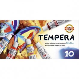 Комплект темперни бои "Пеперуда" 10 цв. 016254800000