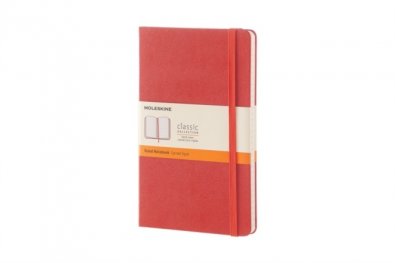 MOLESKINE CORAL ORANGE LARGE RULED NOTEBOOK [3618]