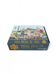 Мини пъзел - Париж - 100 части - CARTES D'ART