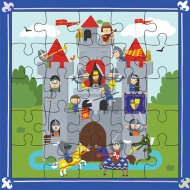 Картичка пъзел - Рицарски замък CARTES D'ART
