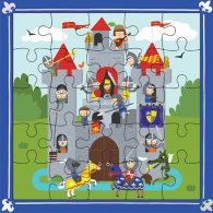 Картичка пъзел - Рицарски замък CARTES D'ART